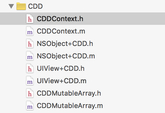 iOS应用层架构之CDD