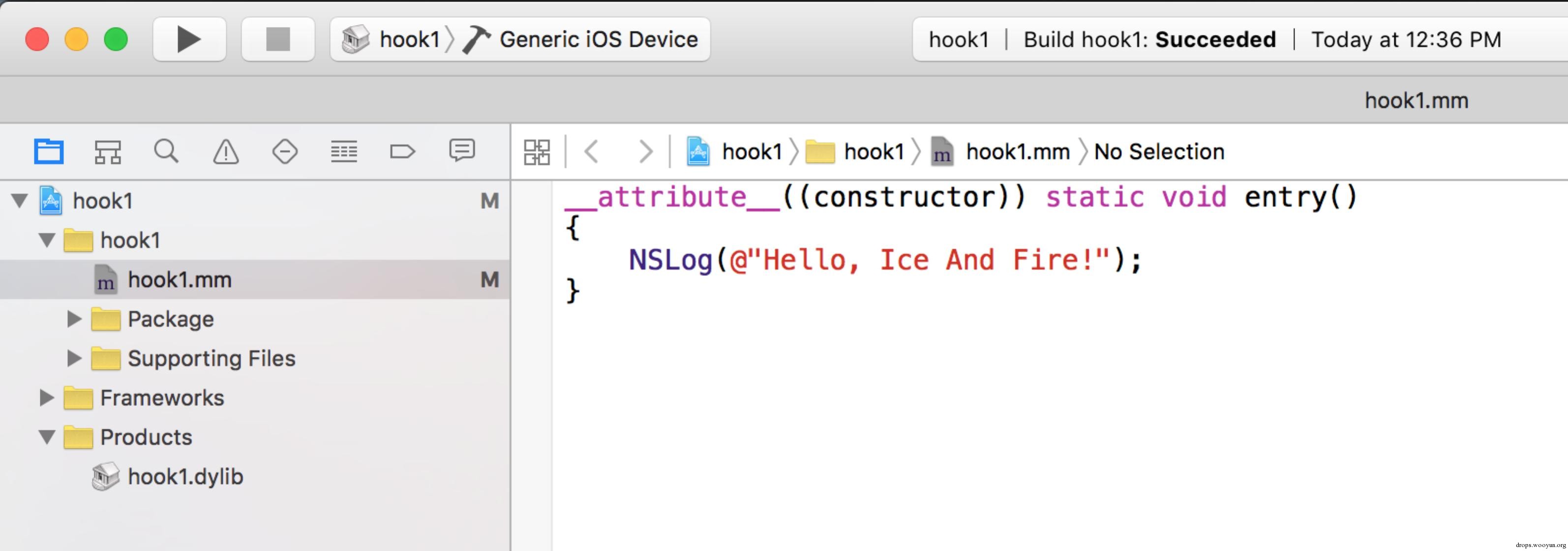 iOS冰与火之歌番外篇 - 在非越狱手机上进行App Hook