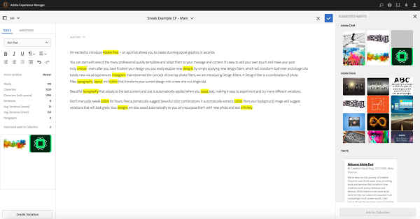 Adobe实验室“未来智能网站内容管理系统”功能介绍