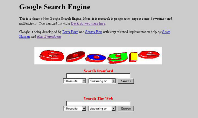30年回顾：全球科技领域让人难忘的三十个瞬间 96年Google诞生