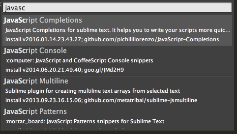 在 Sublime Text 上配置 ES2015 开发环境