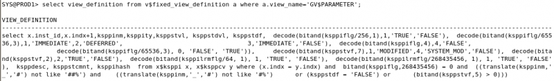 如何根据v$parameter查询Oracle隐含参数