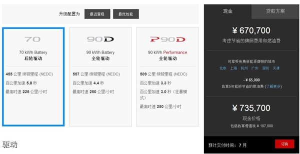 全新Model S中国售价公布：74万起，外观大变