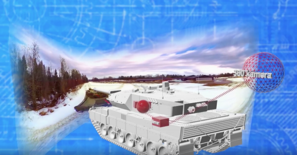 坦克也能无人驾驶 德国网友用VR操控44吨真坦克