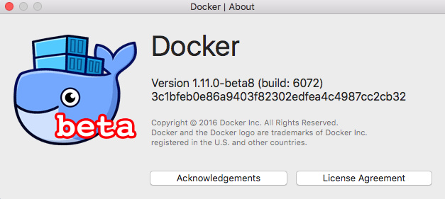 Docker for Mac尝鲜