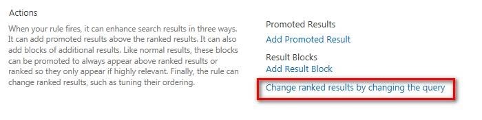 SharePoint 2013 网站搜索规则的使用示例