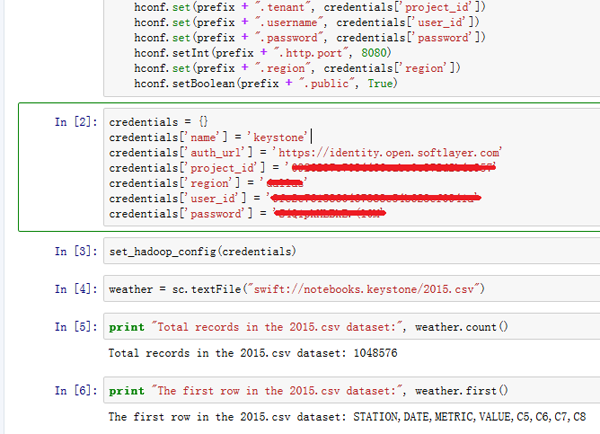 在 Bluemix 上使用 Spark 在浏览器中分析天气数据