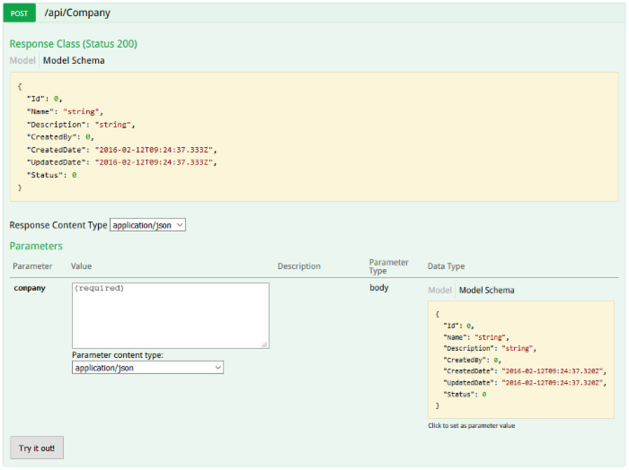 使用 Swagger UI 与 Swashbuckle 创建 RESTful Web API 帮助文件