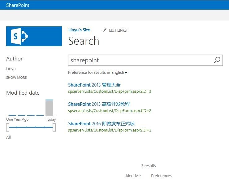 SharePoint 2013 网站搜索规则的使用示例