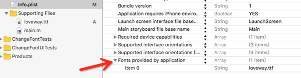 iOS中利用 runtime 一键改变字体