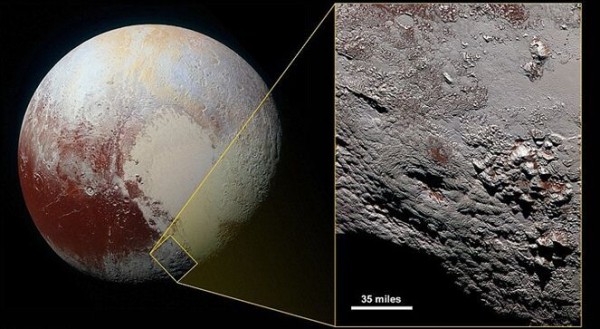 NASA“新视野号”发回最完整冥王星地图