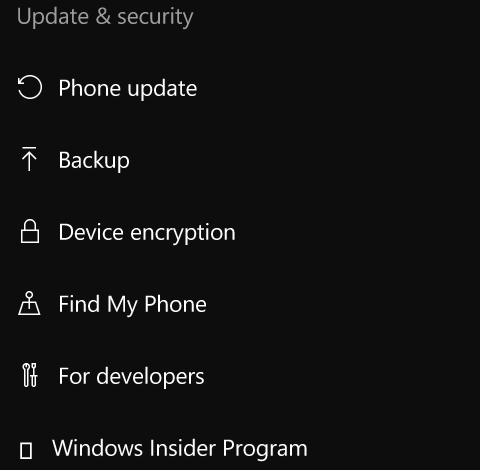 微软将为Windows 10 Mobile带来全新设置图标