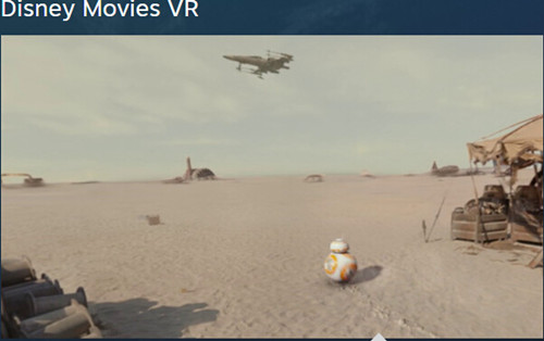 迪士尼发布电影VR应用 网友吐槽：门面装得不错 其它很失望