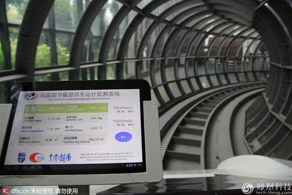 威武：中国造全球首例真空管道超导磁悬浮车平台