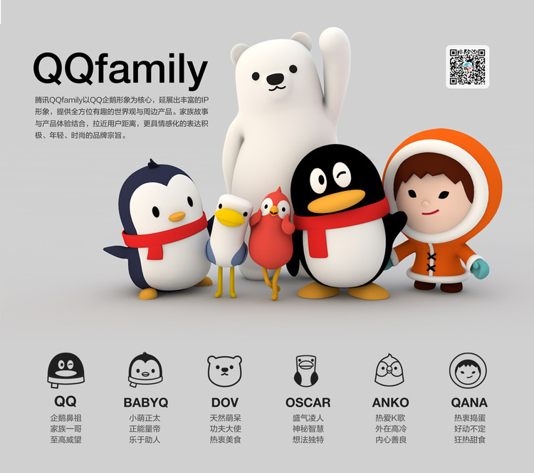 17年了，QQ企鹅形象的演变也是一部互联网发展史