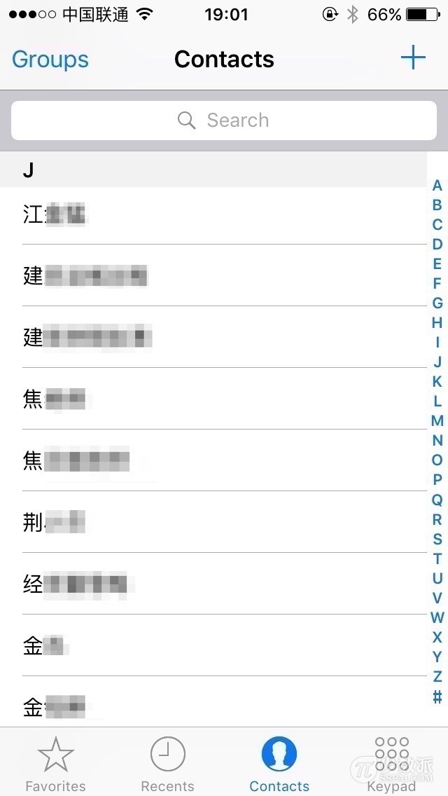 让你的中文联系人在 iOS 英文系统下也能有序排列：Phonetic Contacts