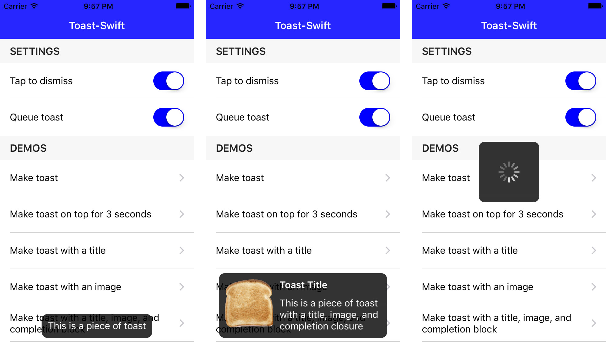 [iOS] Toast-Swift：高可定制易用的 Toast 弹出通知组件
