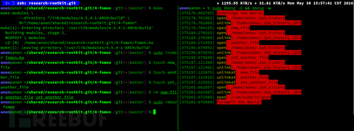 Linux Rootkit 系列二：基于修改 sys_call_table 的系统调用挂钩