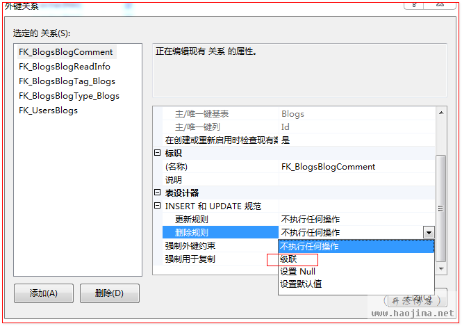 一步步开发自己的博客 .NET版（9、从model first替换成code first 问题记录）