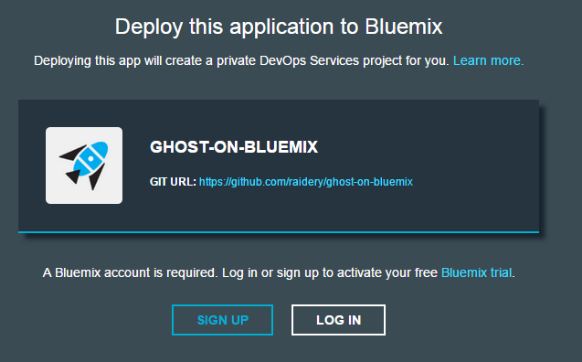 将 Ghost 博客系统从 OpenShift 迁移到 Bluemix