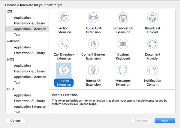 iOS开发——SiriKit应用