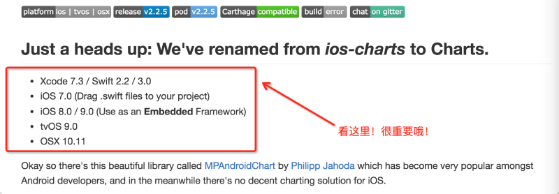 iOS在OC项目中集成Charts绘制图表框架