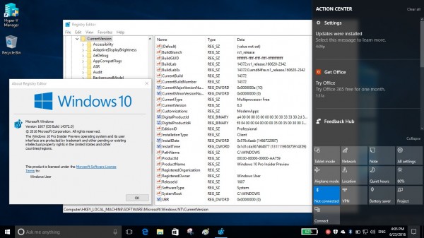 Windows 10 Build 14372发布：新增Evernote扩展