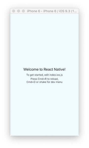 React Native之美：构建我的第一个iOS APP（1）
