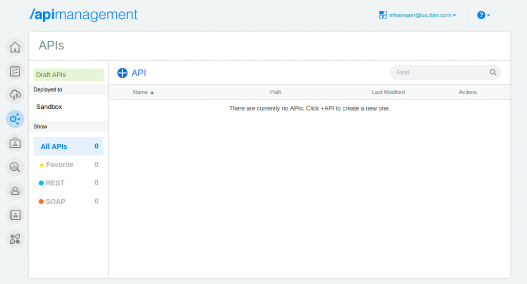 Bluemix API Management 服务入门