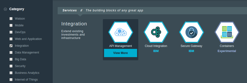 Bluemix API Management 服务入门