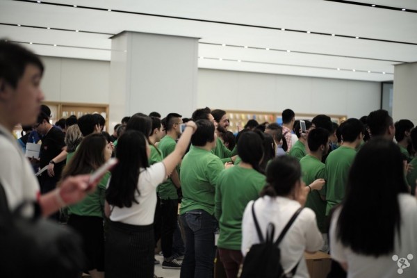 上海五角场Apple Store开业 40家店目标达成