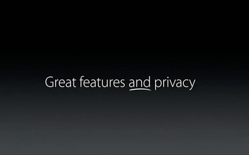 在开放的同时，苹果搬出了“次时代隐私策略”