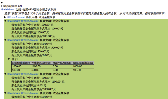 Cucumber 使用进阶