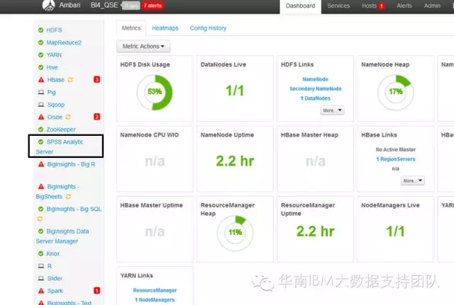 详解如何使用 SPSS + BigInsights 共同构架大数据分析平台