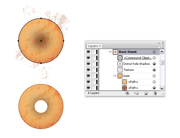 AI教程！教你从零开始绘制四个美味诱人的甜甜圈