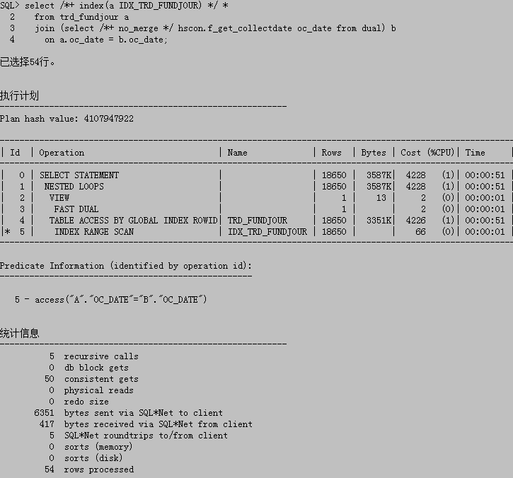 SQL效率之where子句中的子查询和函数