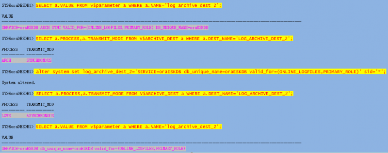 【DG】物理DG中LNSn、NSS、NSA进程