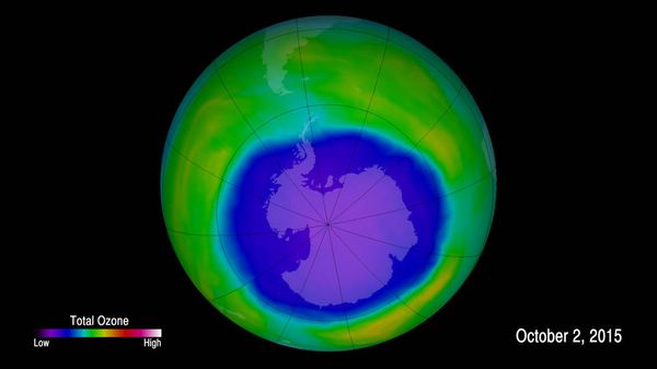 臭氧层保护公约制定近30年后终见成效：南极臭氧空洞开始修复