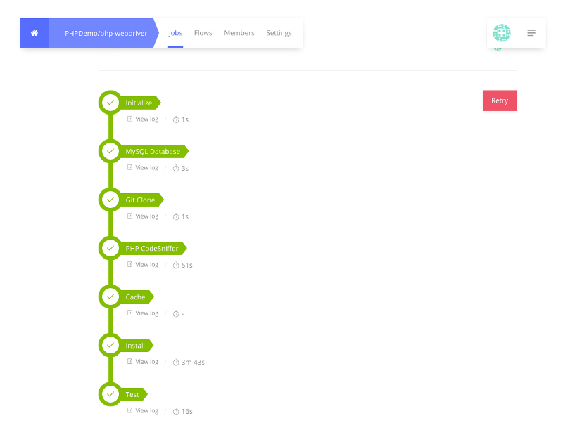 基于 flow.ci 实现 PHP 项目自动化持续集成