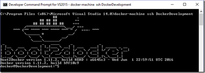 在Hyper-V的Docker主机上使用Visual Studio Docker工具