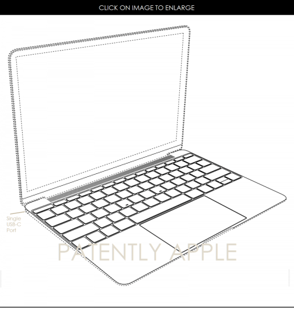 苹果获得第二项MacBook外观设计专利 AirPods商标曝光