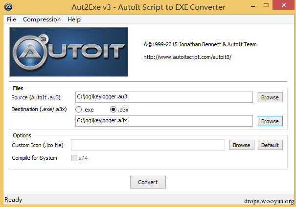 渗透技巧——Use AutoIt script to create a keylogger