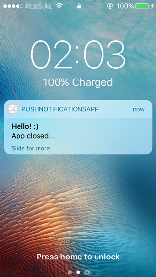 iOS 10推送通知开发