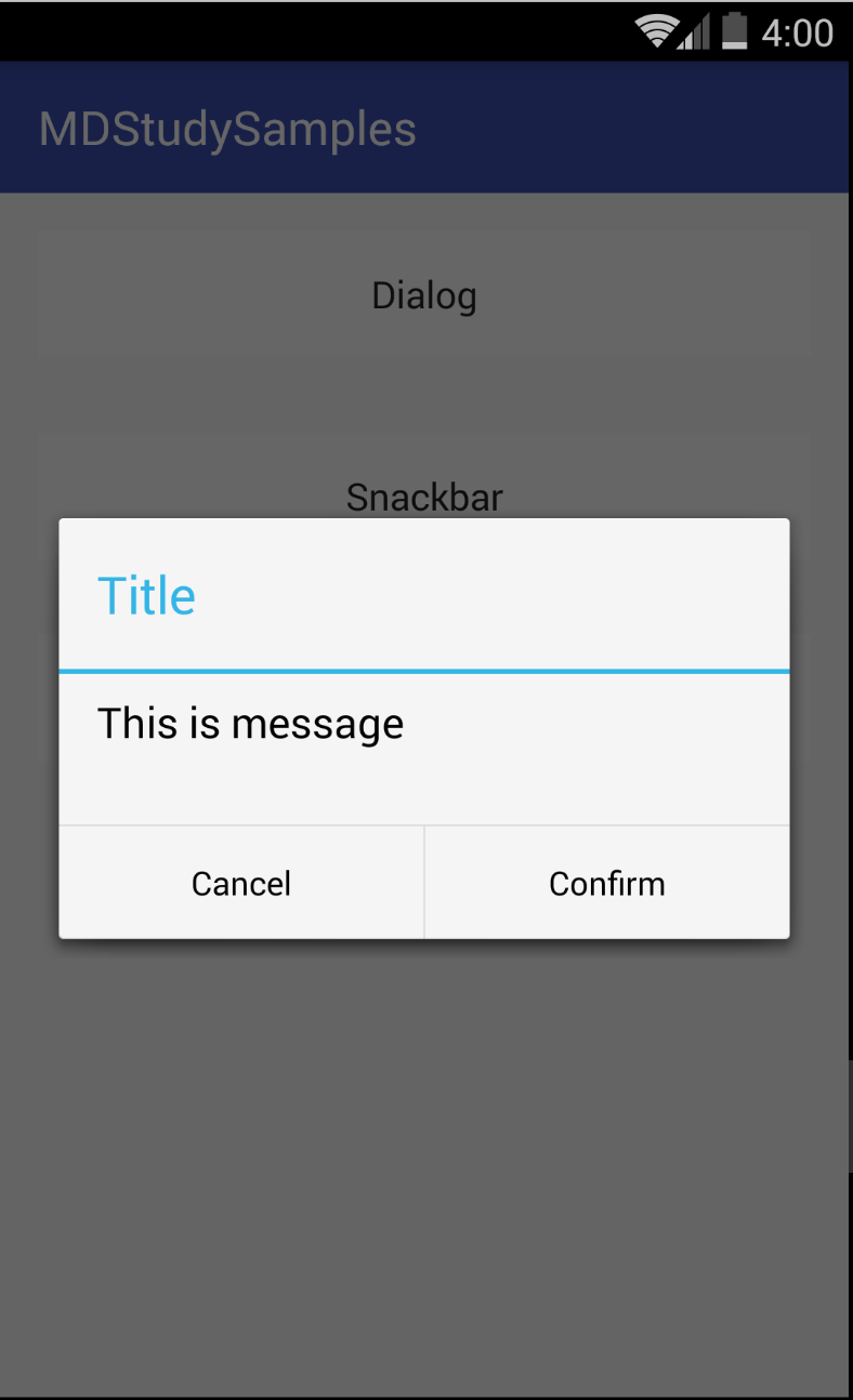 Android 一文告诉你到底是用Dialog，Snackbar，还是Toast