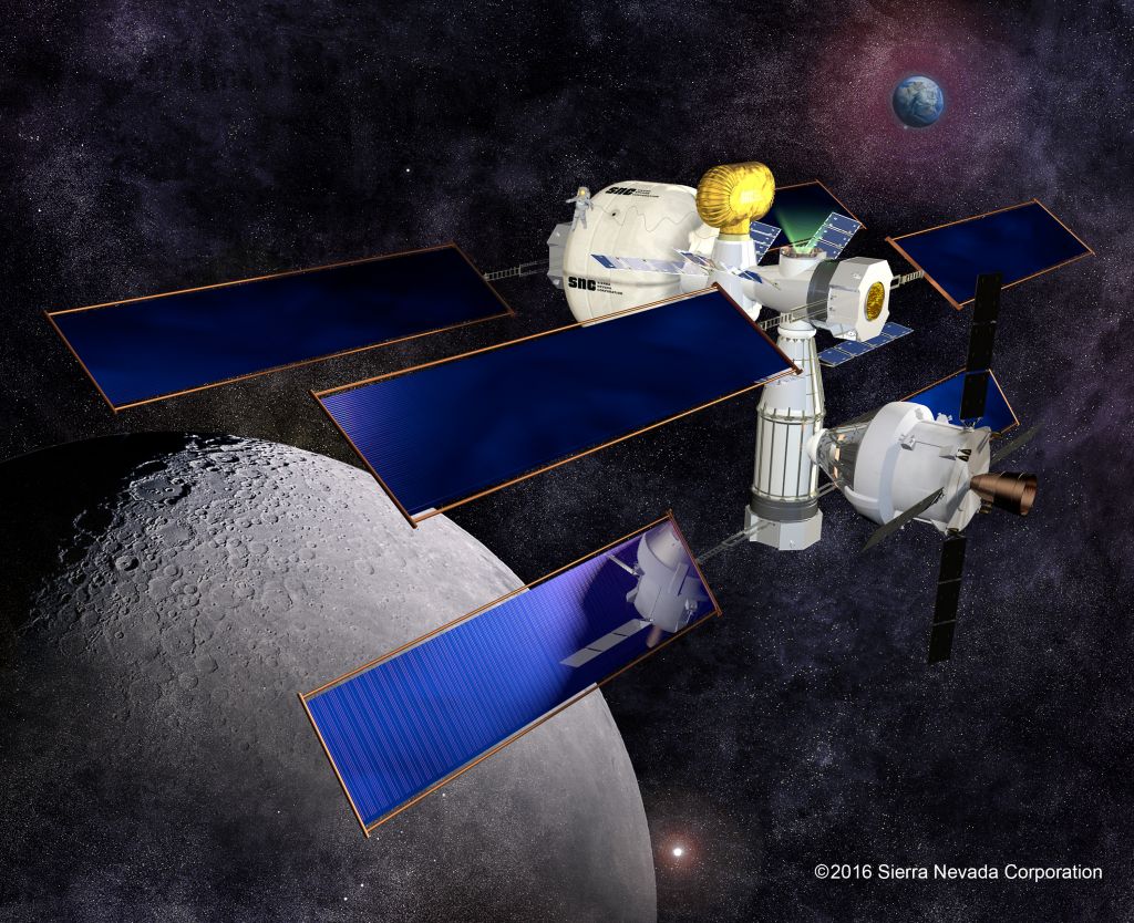 NASA公布6张深空居住舱概念图