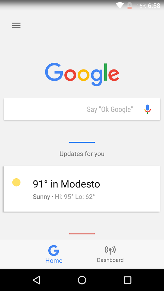 Google Now正测试全新的“Dashboard”标签页