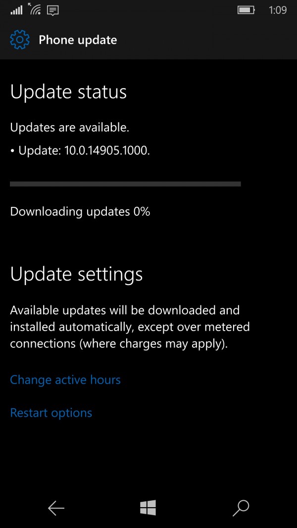 Windows 10 Build 14905发布：暂无法通过电源按钮关机