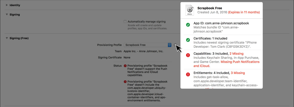 WWDC 2016 - Session 401 - What's New in Xcode App Signing 笔记
