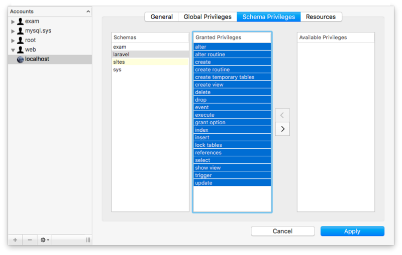 Mac 上的 MySQL 管理工具 -- Sequel Pro