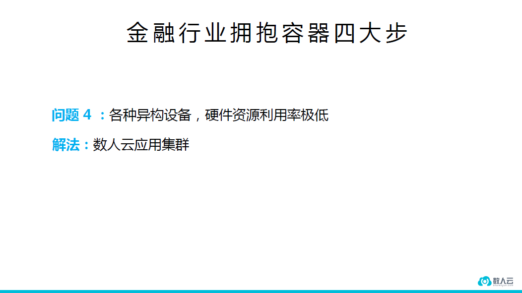 数人云CTO解读Docker 1.12和金融业容器化